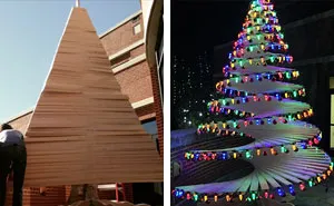 Incredible Spiraling Christmas Tree
