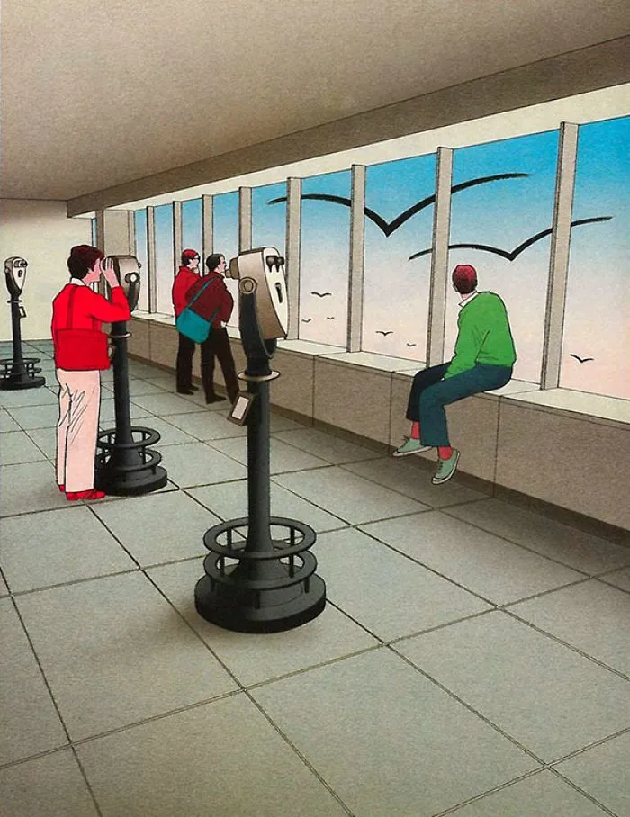 68 Mind-Twisting Surreal Illustrations By Guy Billout That Will Make You Look Twice
