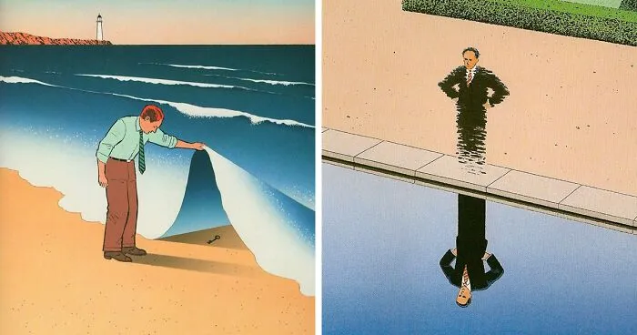 68 Mind-Twisting Surreal Illustrations By Guy Billout That Will Make You Look Twice