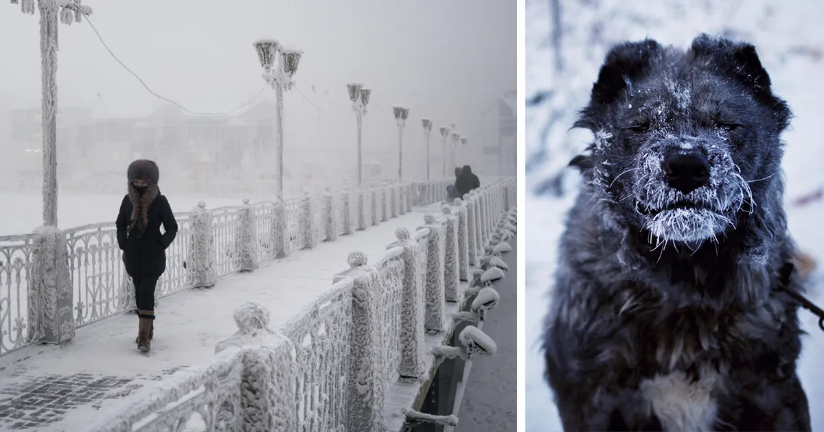 Este fotógrafo visitó el pueblo más frío del mundo, donde la temperatura puede llegar a -71,2ºC