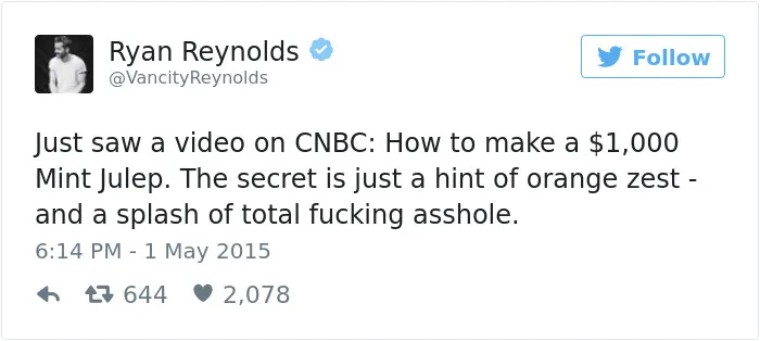 93 Times Ryan Reynolds Was The King Of Twitter