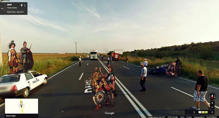 Classic Paintings Invade The Streets Of Google Street View