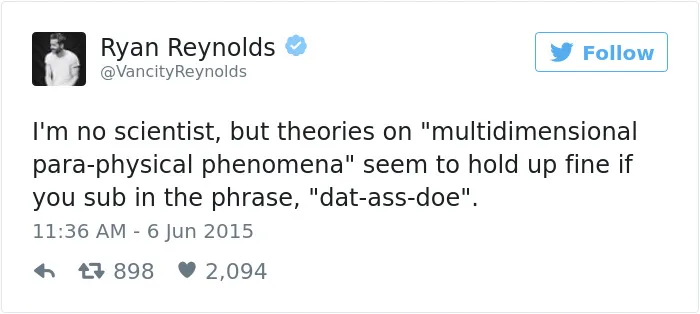 93 Times Ryan Reynolds Was The King Of Twitter