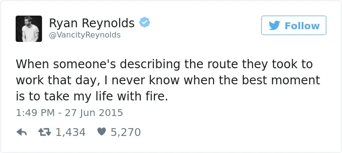 93 Times Ryan Reynolds Was The King Of Twitter