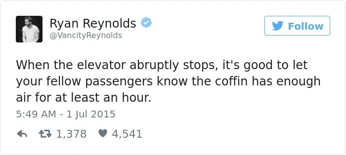 93 Times Ryan Reynolds Was The King Of Twitter