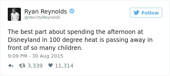 93 Times Ryan Reynolds Was The King Of Twitter