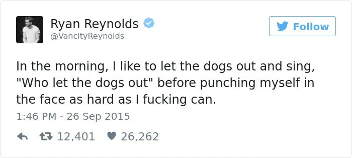 93 Times Ryan Reynolds Was The King Of Twitter