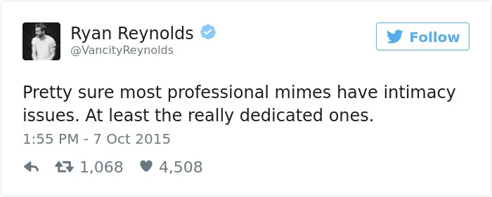 93 Times Ryan Reynolds Was The King Of Twitter