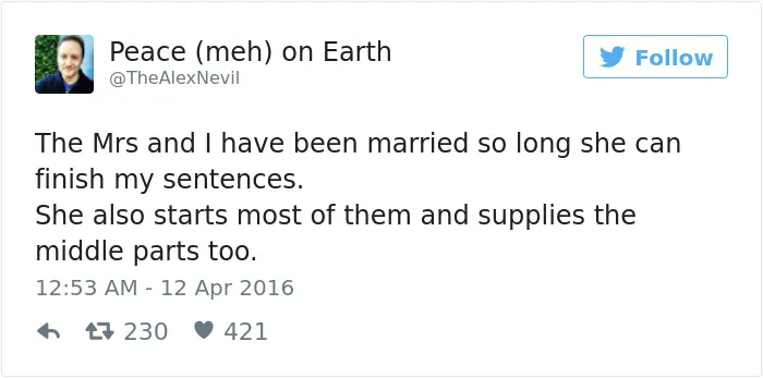 177 Of The Funniest Marriage Tweets Of The Year