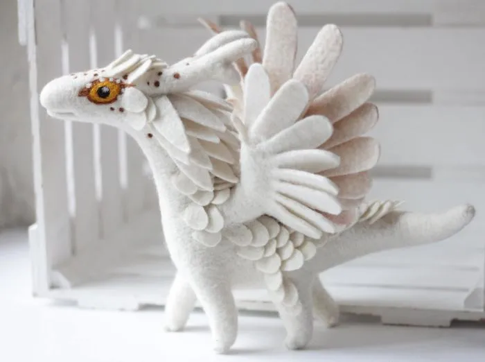 Felt Dragons By Russian Artist Alena Bobrova