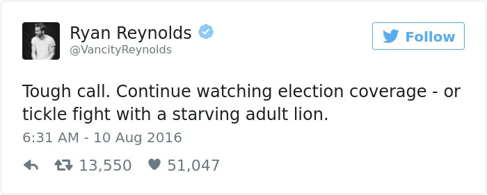 93 Times Ryan Reynolds Was The King Of Twitter
