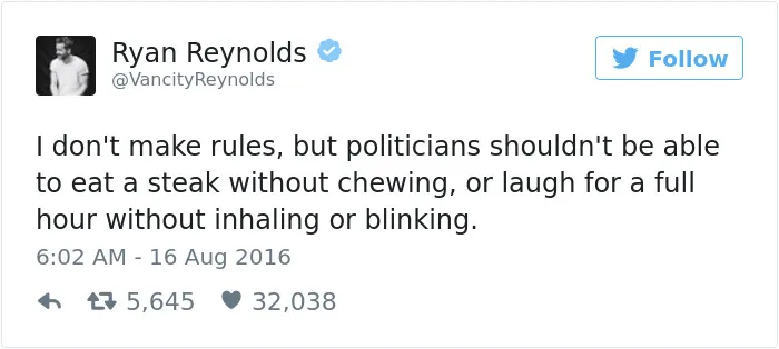 93 Times Ryan Reynolds Was The King Of Twitter