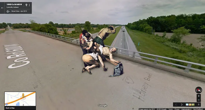 Classic Paintings Invade The Streets Of Google Street View