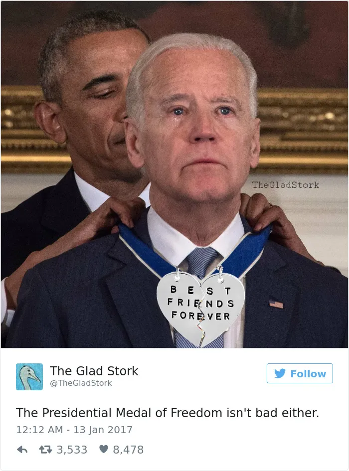 30 Hilarious Memes About Obama Surprising Joe Biden With The Medal Of Freedom