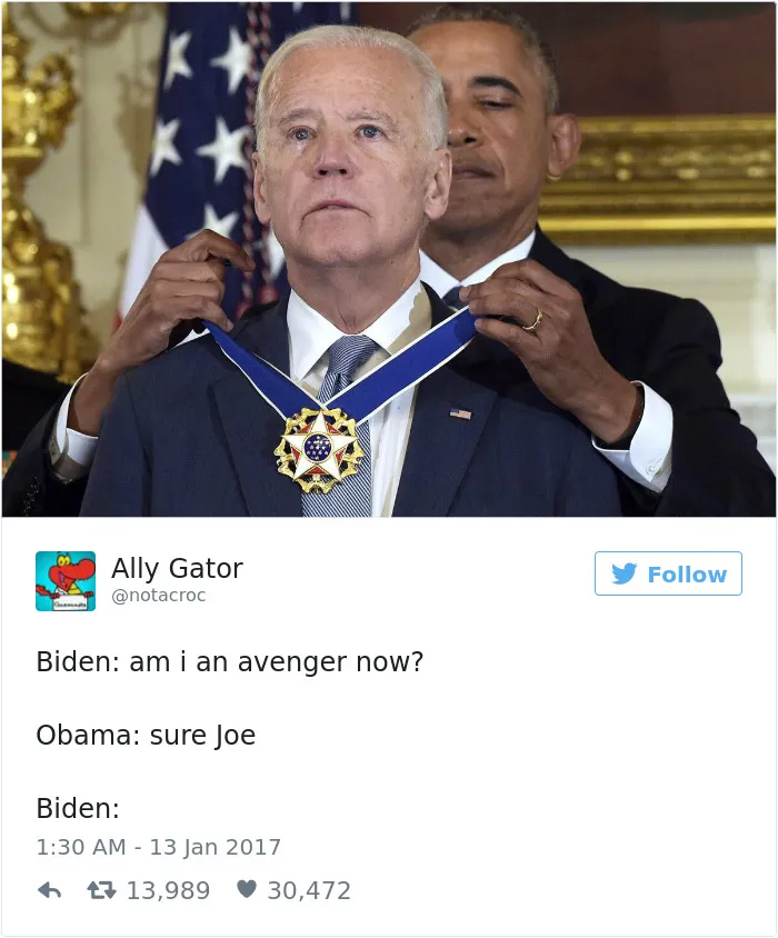 30 Hilarious Memes About Obama Surprising Joe Biden With The Medal Of Freedom