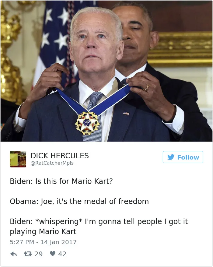 30 Hilarious Memes About Obama Surprising Joe Biden With The Medal Of Freedom