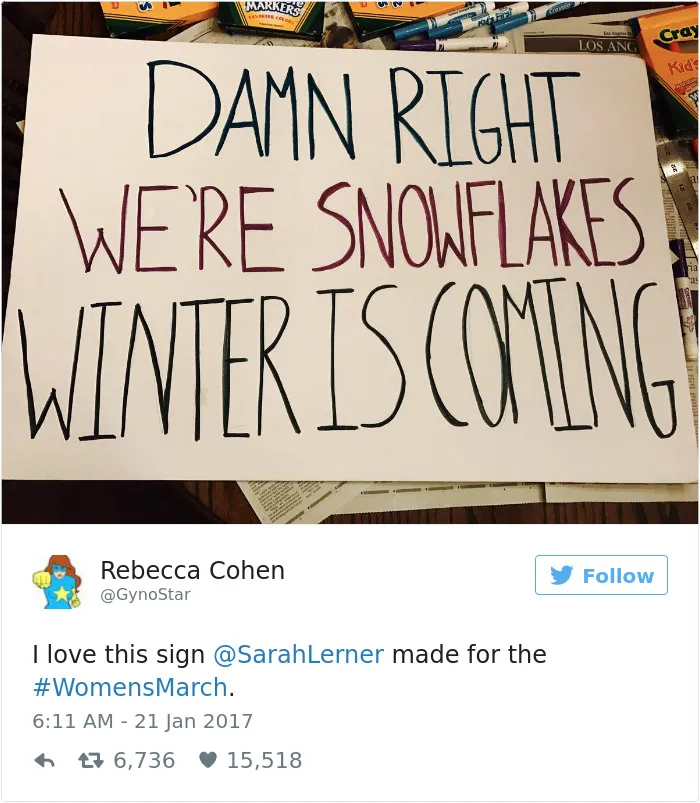 235 Of The Best Signs From Women's Marches Around The World