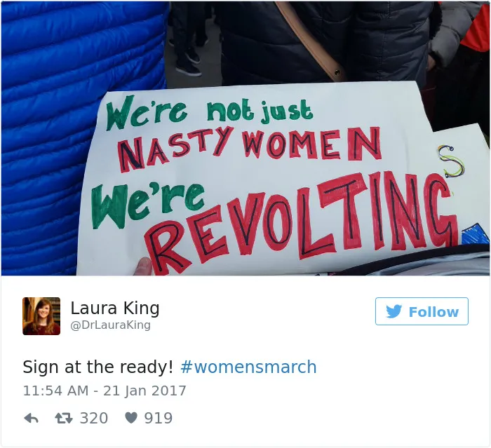 235 Of The Best Signs From Women's Marches Around The World