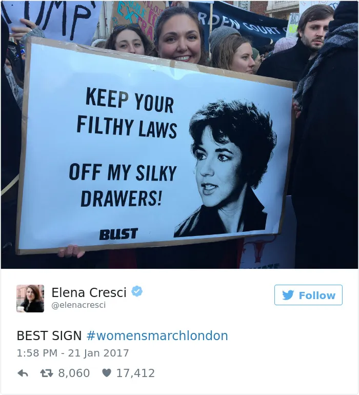 235 Of The Best Signs From Women's Marches Around The World