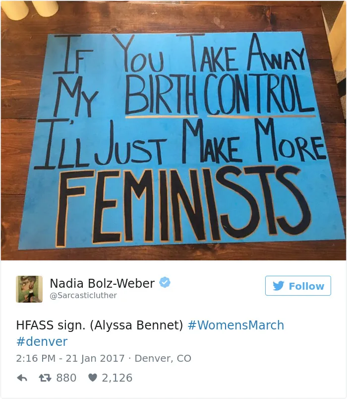 235 Of The Best Signs From Women's Marches Around The World