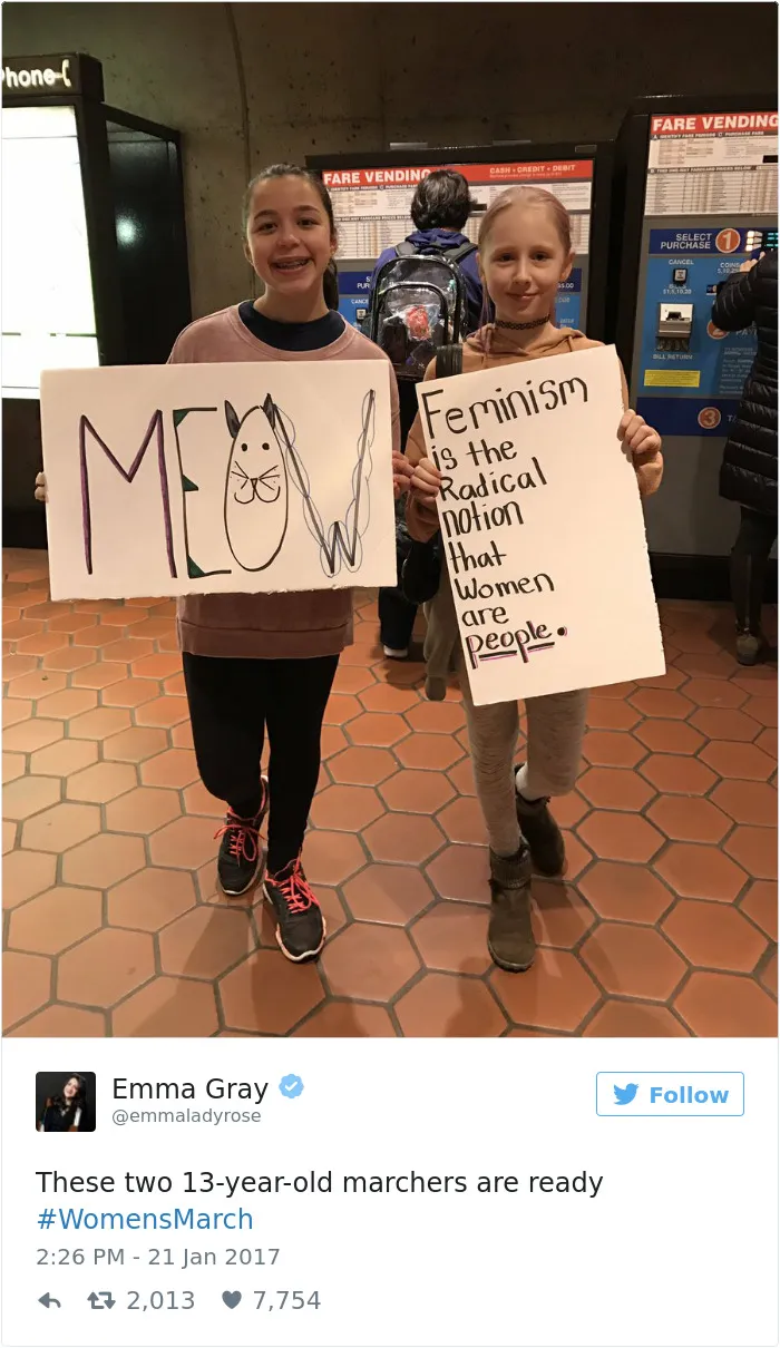 235 Of The Best Signs From Women's Marches Around The World