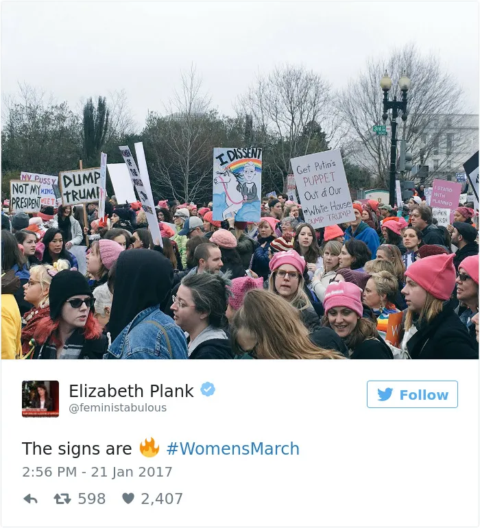 235 Of The Best Signs From Women's Marches Around The World