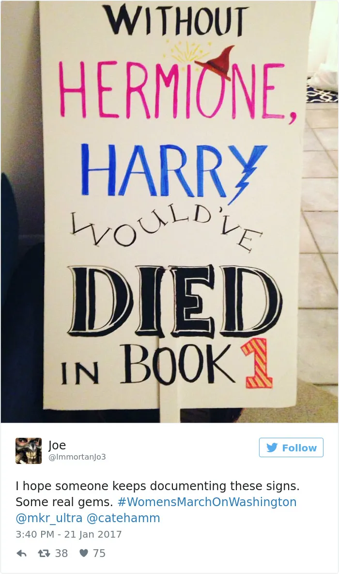 235 Of The Best Signs From Women's Marches Around The World