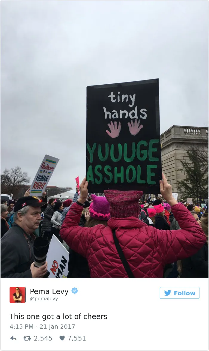 235 Of The Best Signs From Women's Marches Around The World