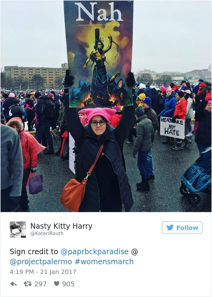 235 Of The Best Signs From Women's Marches Around The World