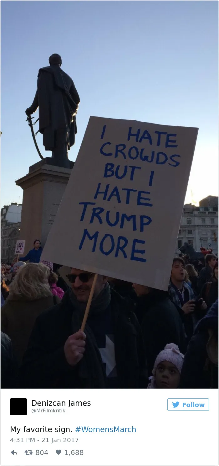 235 Of The Best Signs From Women's Marches Around The World