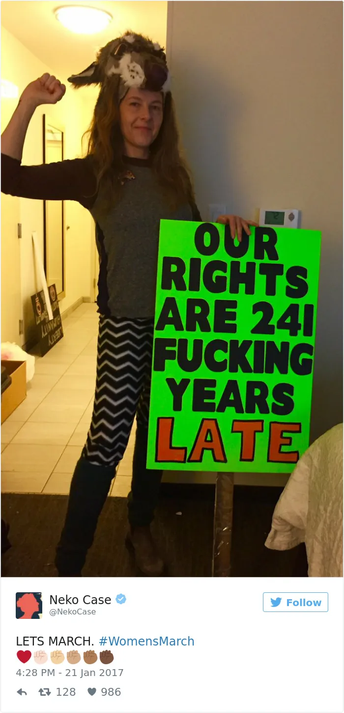 235 Of The Best Signs From Women's Marches Around The World