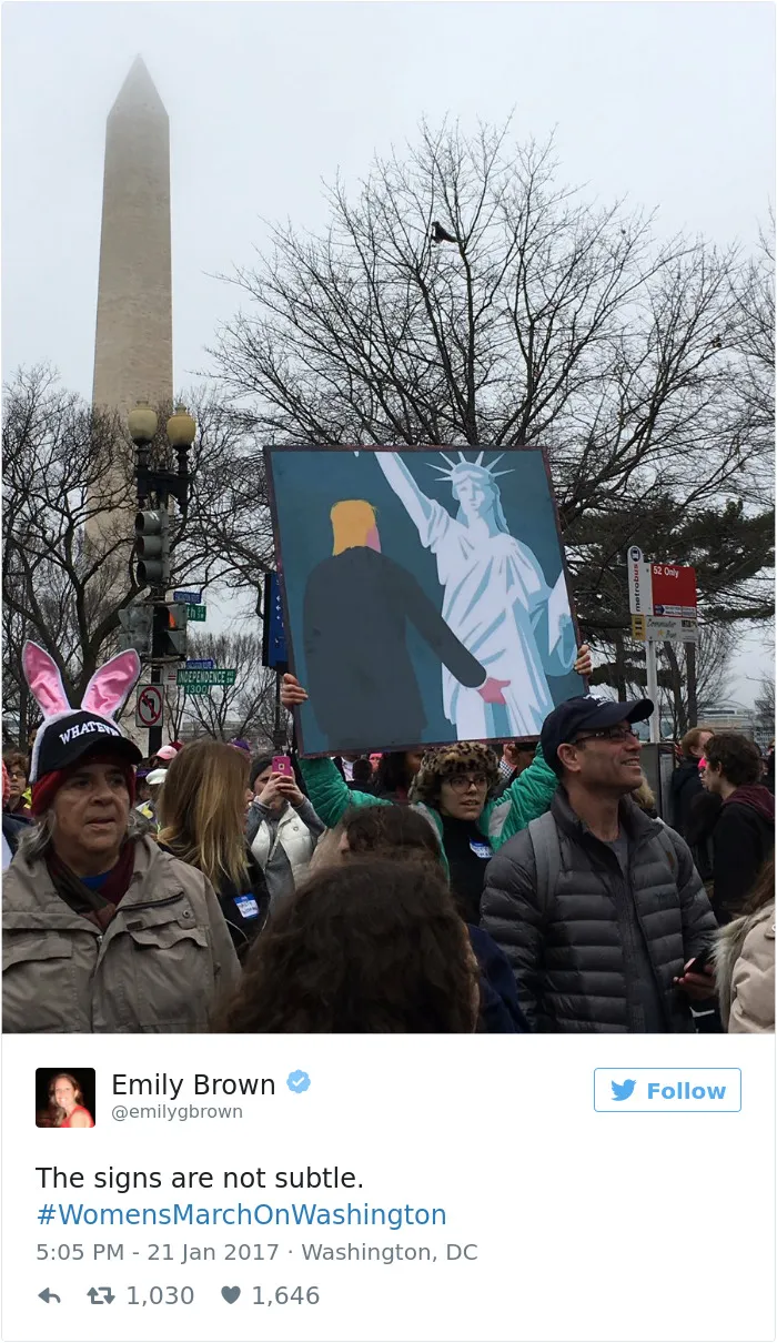 235 Of The Best Signs From Women's Marches Around The World