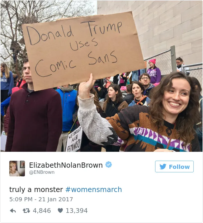 235 Of The Best Signs From Women's Marches Around The World