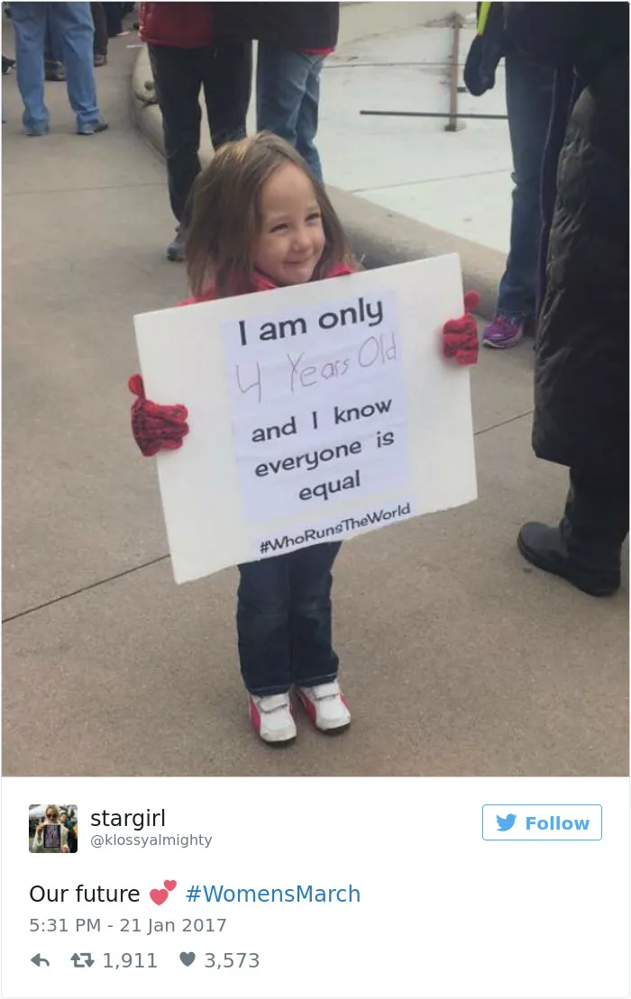 235 Of The Best Signs From Women's Marches Around The World