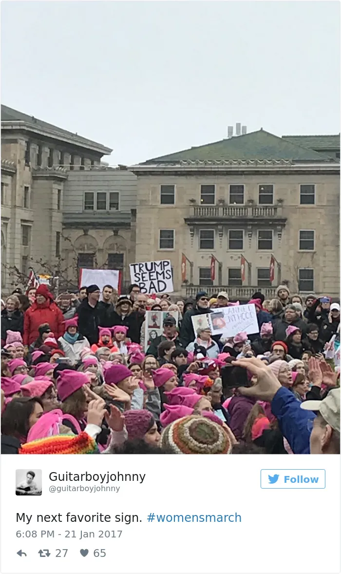 235 Of The Best Signs From Women's Marches Around The World