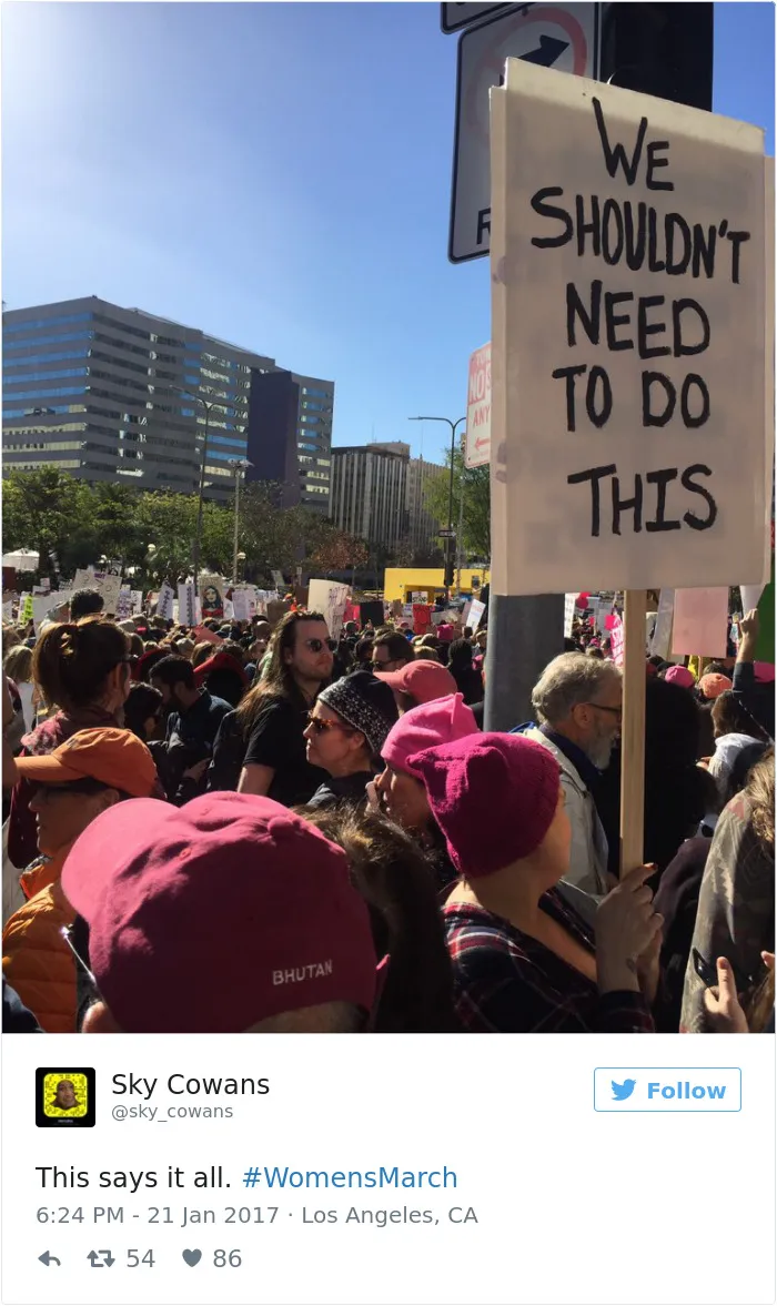 235 Of The Best Signs From Women's Marches Around The World