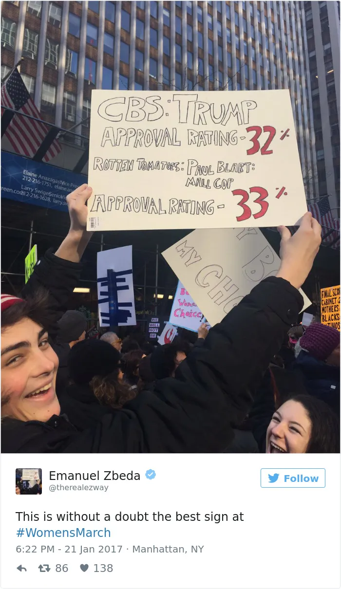 235 Of The Best Signs From Women's Marches Around The World