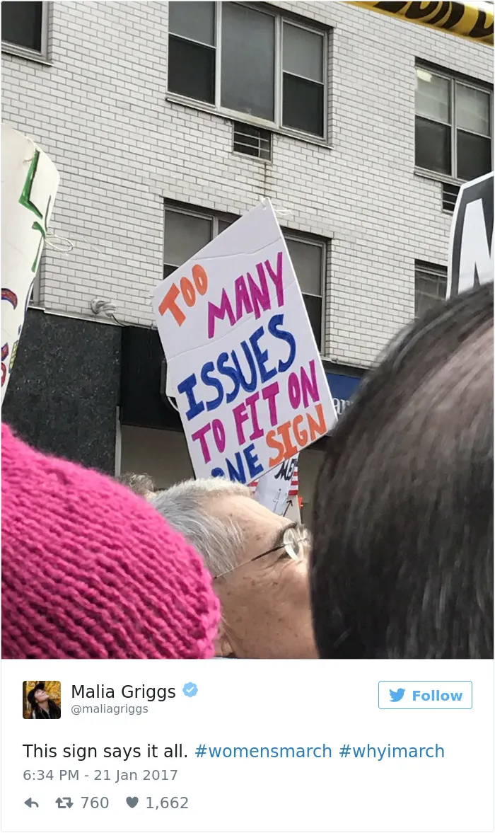 235 Of The Best Signs From Women's Marches Around The World