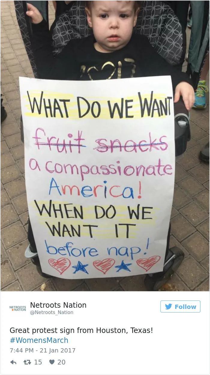 235 Of The Best Signs From Women's Marches Around The World