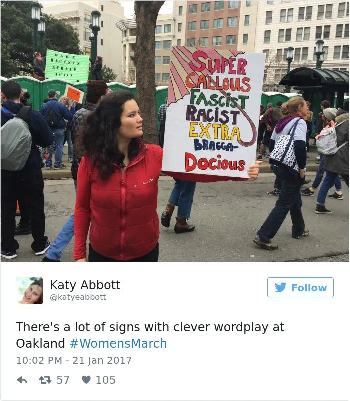 235 Of The Best Signs From Women's Marches Around The World