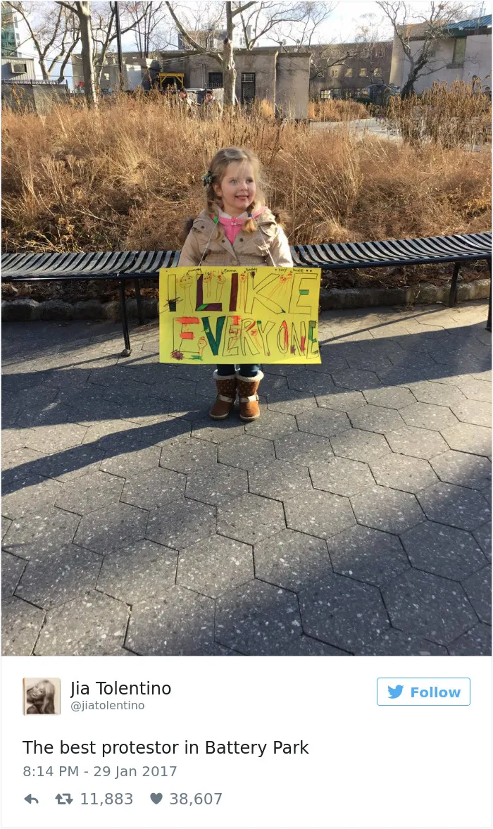 31 Of The Best Signs From Muslim Ban Protests