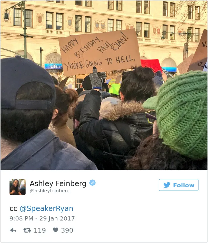 31 Of The Best Signs From Muslim Ban Protests