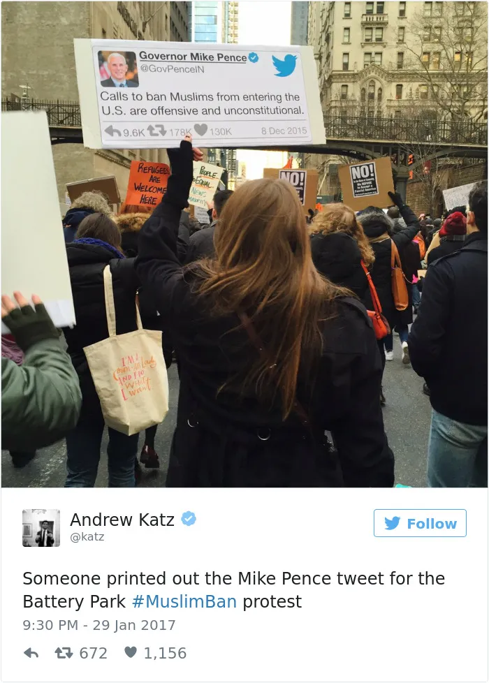 31 Of The Best Signs From Muslim Ban Protests