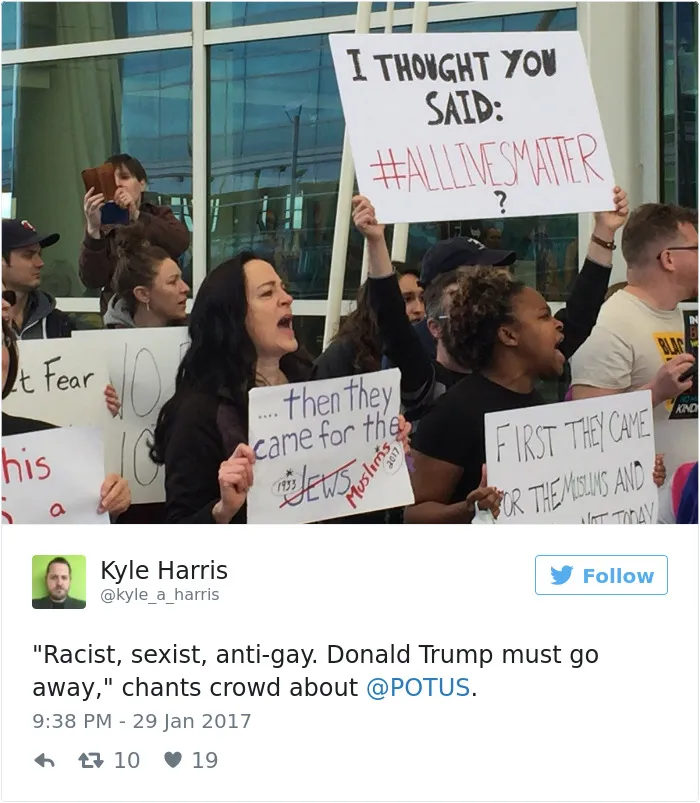 31 Of The Best Signs From Muslim Ban Protests