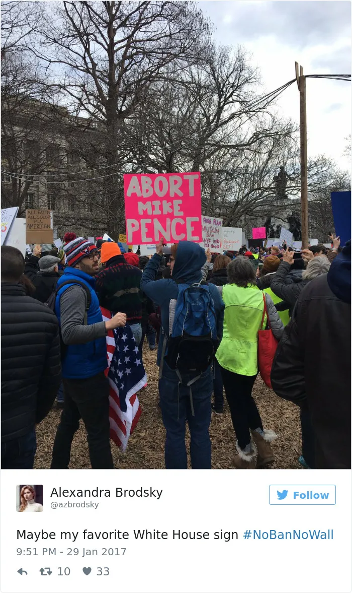 31 Of The Best Signs From Muslim Ban Protests