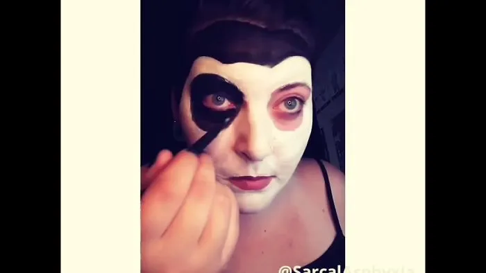 Jack Skellington Face Paint
