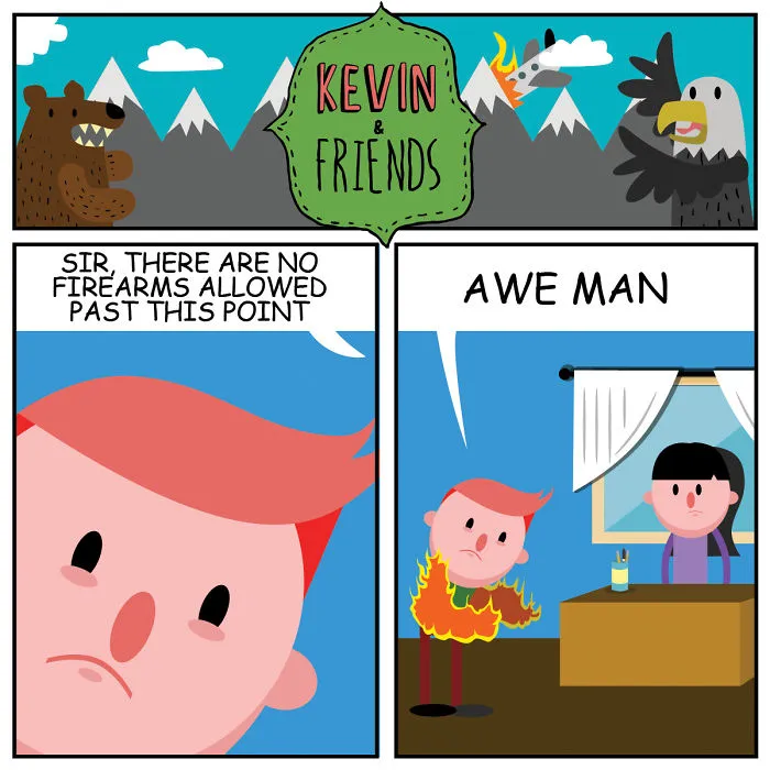 15 Dark Comics About A Horrible Optimist Kevin
