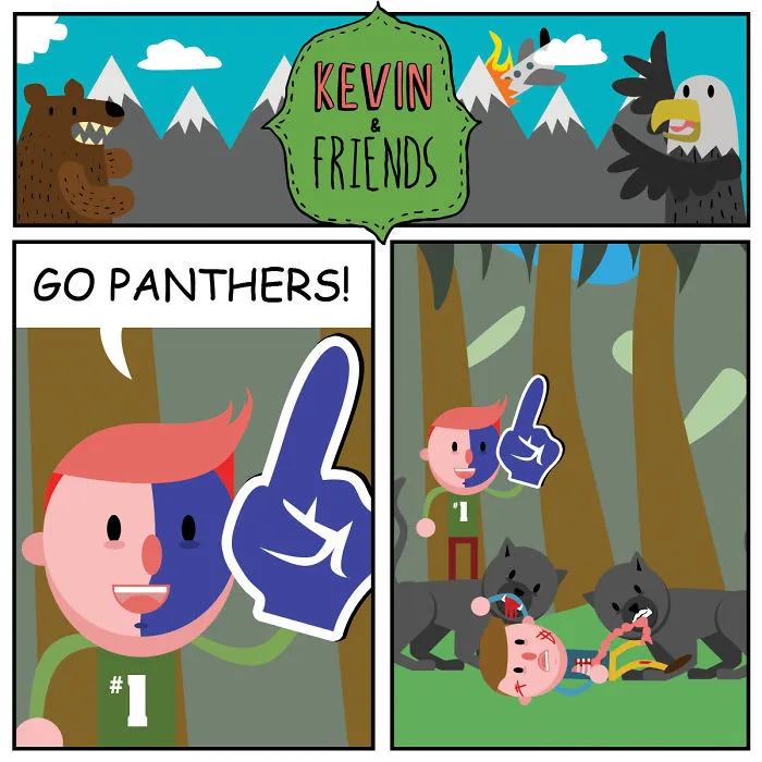 15 Dark Comics About A Horrible Optimist Kevin