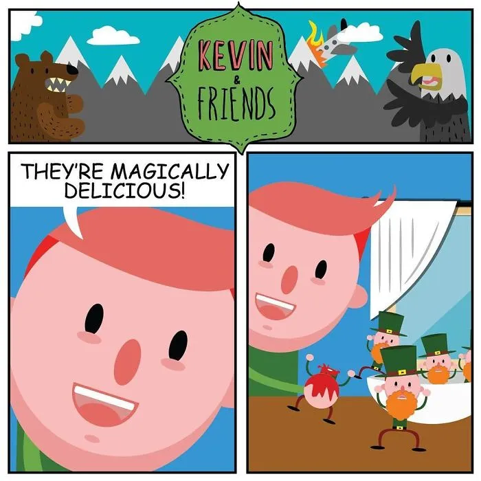 15 Dark Comics About A Horrible Optimist Kevin