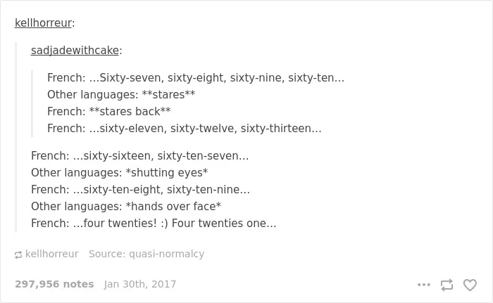 Funny French Language